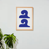 Blue Waves Print