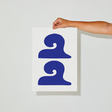 Blue Waves Print