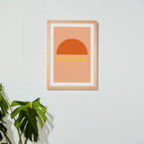Retro Sunset Print