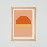Retro Sunset Print