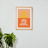 Retro Waves Print