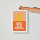 Retro Waves Print
