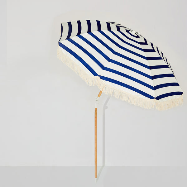 Premium Beach Umbrella - Breton Stripe