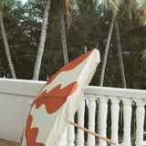 Premium Beach Umbrella - Burnt Orange Sun Flare