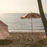Premium Beach Umbrella - Burnt Orange Sun Flare