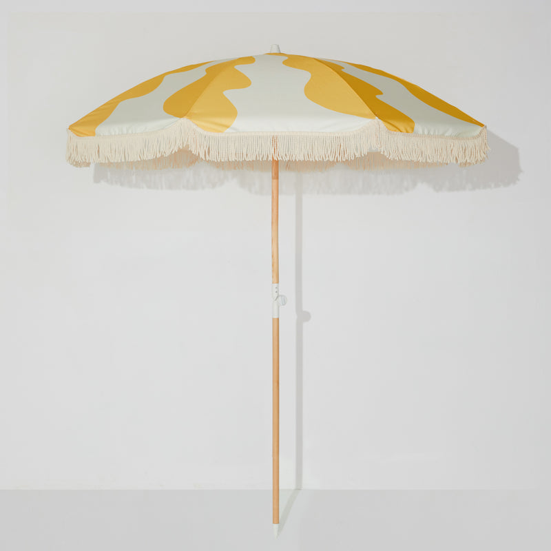 Premium Beach Umbrella - Mango Sun Flare
