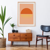 Retro Sunset Print