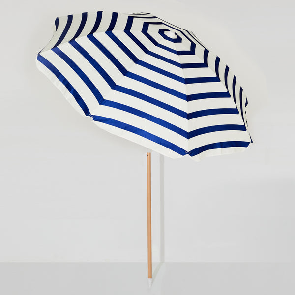 Travel Beach Umbrella - Breton Stripe