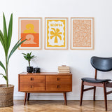 Retro Waves Print